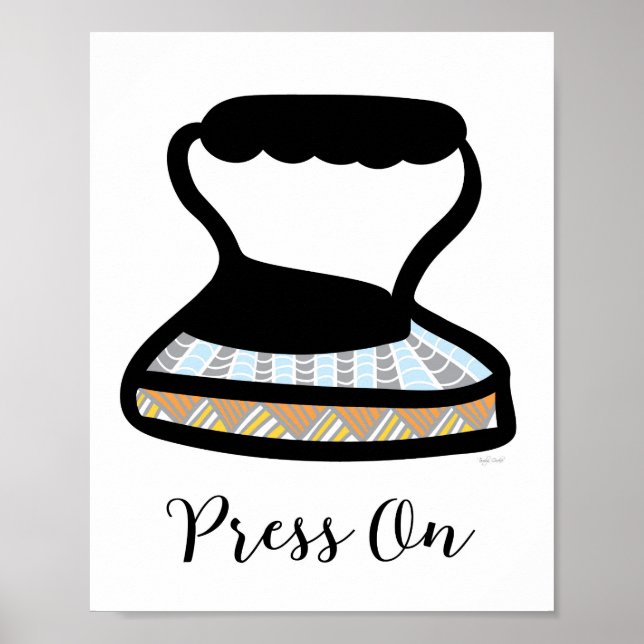 Vintage Järn Room Wall Art Poster (Framsidan)