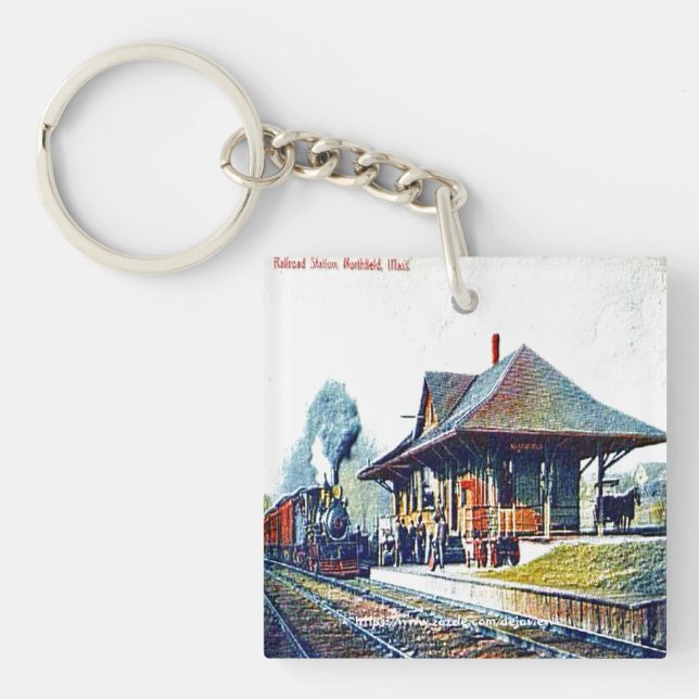 vintage-Järnväg Station-Northfield, massa (Framsidan)