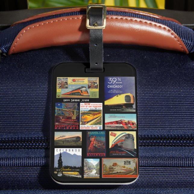 Vintage Järnvägsreklam Bagagebricka (Framsida Insitu 2)