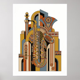 Vintage Jazz-affisch Poster