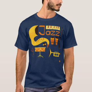Vintage Jazz Music T Shirt