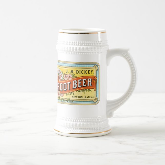 Vintage JB Dickey Root Beer Stein Sejdel (Höger)