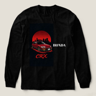 Vintage JDM Honda CRX Långärmad T-Shirt – Retro