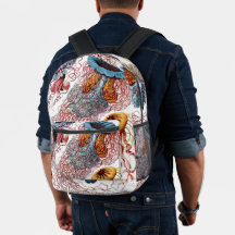 Vintage Jellyfish by Ernst Haeckel, Discomedusae