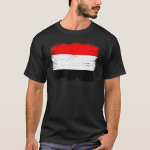 Vintage Jemen Flag Jemens självständighetsdag T Shirt