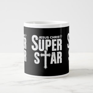 Vintage Jesus Kristet formspråk Jesus Kristus Supe Jumbo Mugg