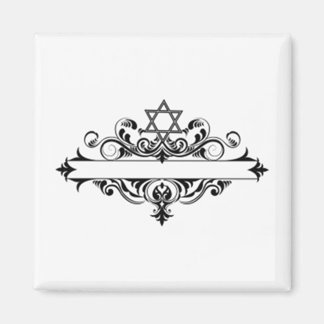 Vintage Jewish Header Magnet (Framsidan)