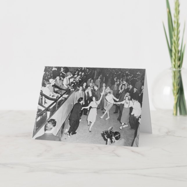 Vintage - Jitterbugger Crowd Kort (Framsida)