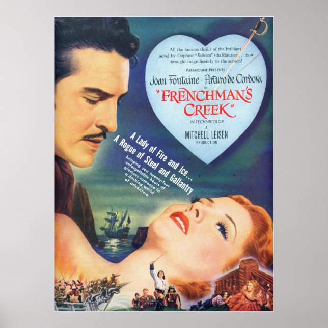 Vintage Joan Fontaine Poster (Framsidan)