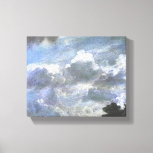 Vintage John Constable Cloud Study Canvastryck