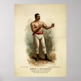 Vintage John L. Sullivan Poster