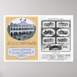 Vintage John Little Advertising Print Poster