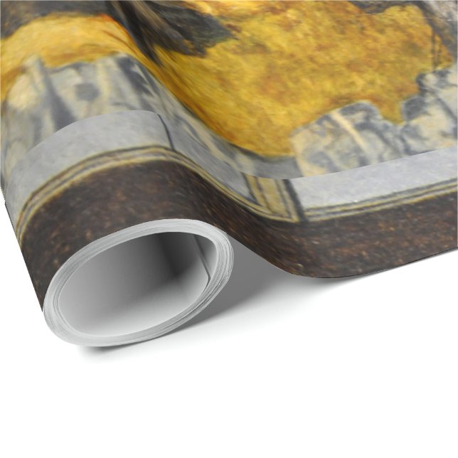 Vintage John Stanhope Thoughts Presentpapper (Rullad Hörn)