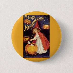 Vintage Jolly Halloween Witch av Ellen Clapsaddle Knapp