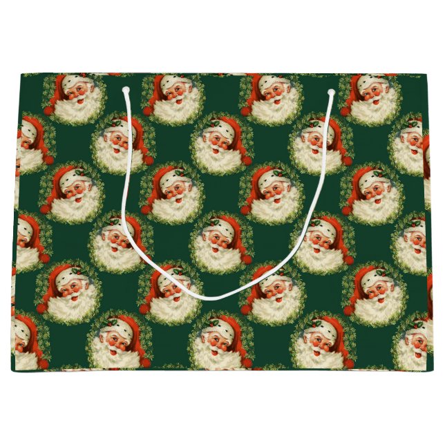 Vintage Jolly St. Nick Jultomten jul Julafton (Framsidan)