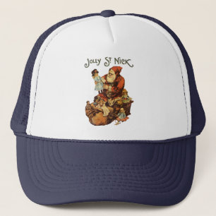 Vintage Jolly St. Nick Truckerkeps