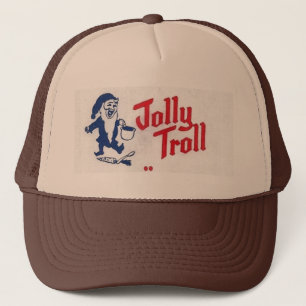 Vintage Jolly Troll Sbårasbord Hat Keps