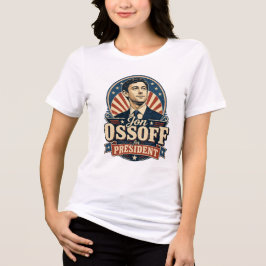Vintage Jon Ossoff För President Politik T Shirt