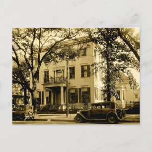 Vintage Jonathan Emanuel Mansion, Mobile Alabama Vykort