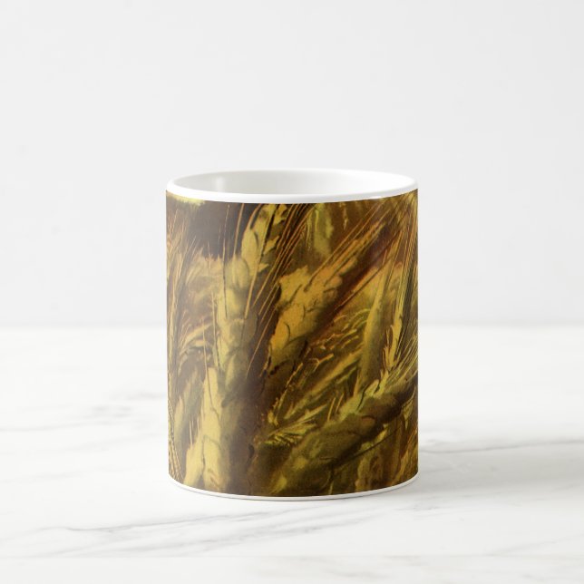 Vintage jordbruksföretag, veteodling kaffemugg (Center)