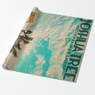 Vintage Joshua Träd Wrapping Papper Presentpapper
