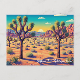 Vintage Joshua Tree Nationalpark Vykort
