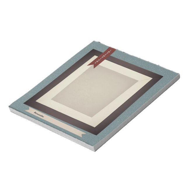 Vintage Journal - bläddringsbladet Sepia-skrapbook Anteckningsblock (Roterad)