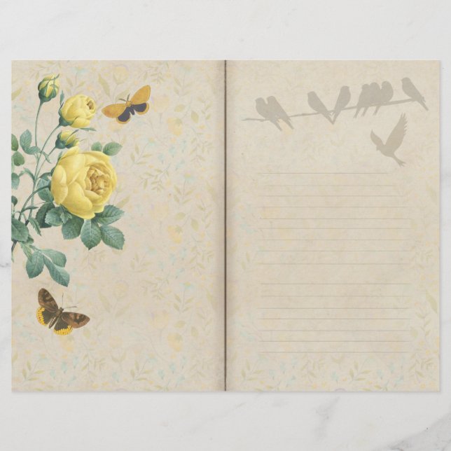 Vintage Journal Papper (Framsida)
