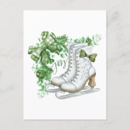 Vintage Joy Figur Skates Vykort