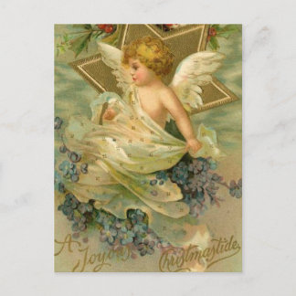 Vintage Joyous jul Angel Helg Vykort
