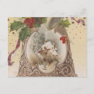Vintage Joyous jul Bell Helg Vykort