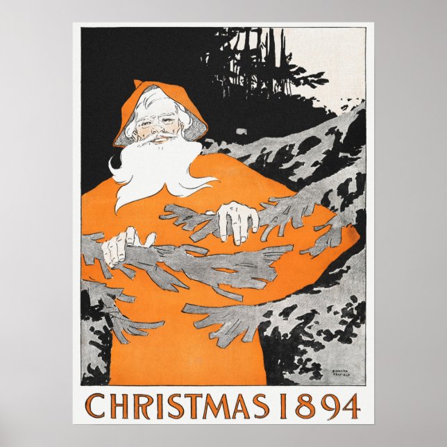 Vintage jul 1894 (1894) poster (Framsidan)
