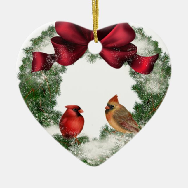 Vintage-jul-andedräkt Julgransprydnad Keramik (Framsidan)