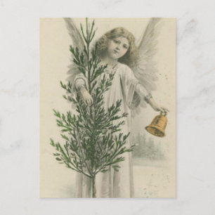 Vintage jul Angel Helg Vykort