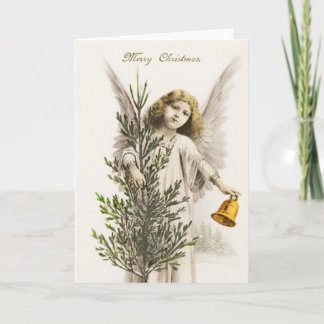 Vintage jul Angel Kort
