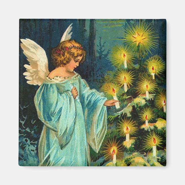 Vintage jul Angel Magnet (Framsidan)