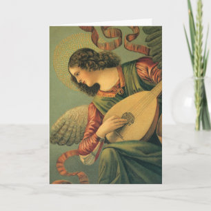 Vintage jul, Angel Musician Melozzo da Forli Helgkort