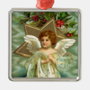 Vintage jul Angel Ornament