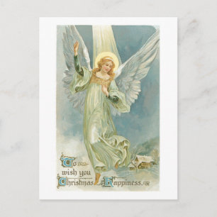 Vintage jul Angel-vykort Helg Vykort