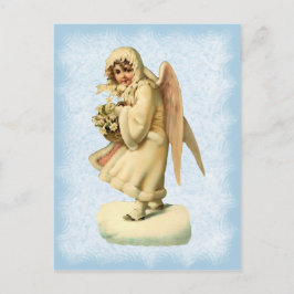 Vintage jul Angel-vykort Helg Vykort