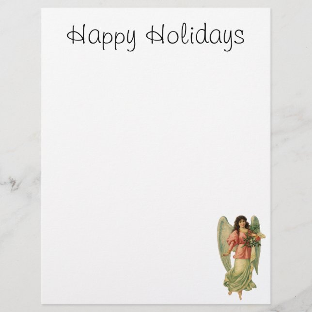 Vintage jul, Antique Victorian Angel (Framsida)