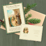 Vintage jul Baby Jesus katolska Priest Holid Helgkort<br><div class="desc">Vackra vintage bild i Heligans familj,  Jesus Mary och St. Joseph på Jesu nyck. Alla texter och typsnitt kan ändras.</div>