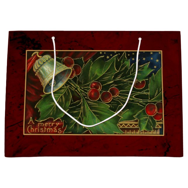 Vintage jul Bell and Holly (Framsidan)