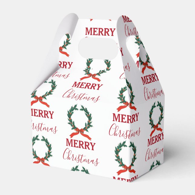 Vintage jul Berry Wandan Helgdag Presentaskar (Framsidan Sidan)