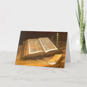 Vintage jul, Bible av Vincent van Gogh Helgkort