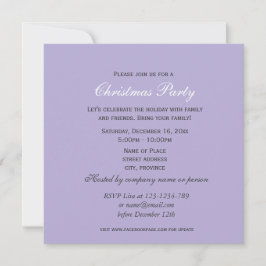 Vintage jul bild party inbjudningar