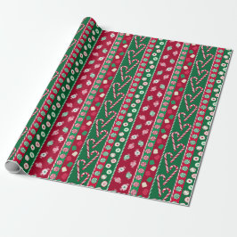 Vintage jul Candies Presentpapper