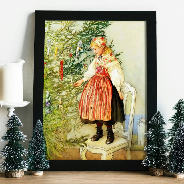 Vintage jul Carl Larsson Svenska Poster (Skapare uppladdad)