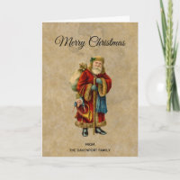 Vintage jul Gamla Jultomten