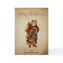 Vintage jul Gamla Jultomten